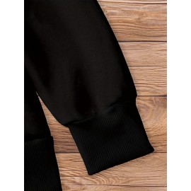 [Mom & Grandma Sweatshirt] 100% Polyester Blessed to be Called Mom & Grandma Women's Plus Size Casual Sweatshirt - Vibrant Green Geometric Print, Machine Washable, Autumn Winter Warmth, Family Gift Idea, Graphic Crewneck Top