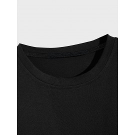 [Fashionable, Versatile T-Shirt] Versatile, Fashionable Women's Calvin Round Neck Loose Casual Summer T-Shirt in Multiple Colors, Sizes 1XL-5XL