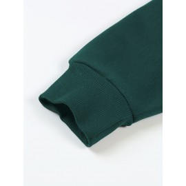 Women's Plus Size New York Graphic Hoodie - Casual Gray Zip-Up Sweatshirt with Kangaroo Pocket, Long Sleeves, and Ribbed Cuffs, Cute Hoodies